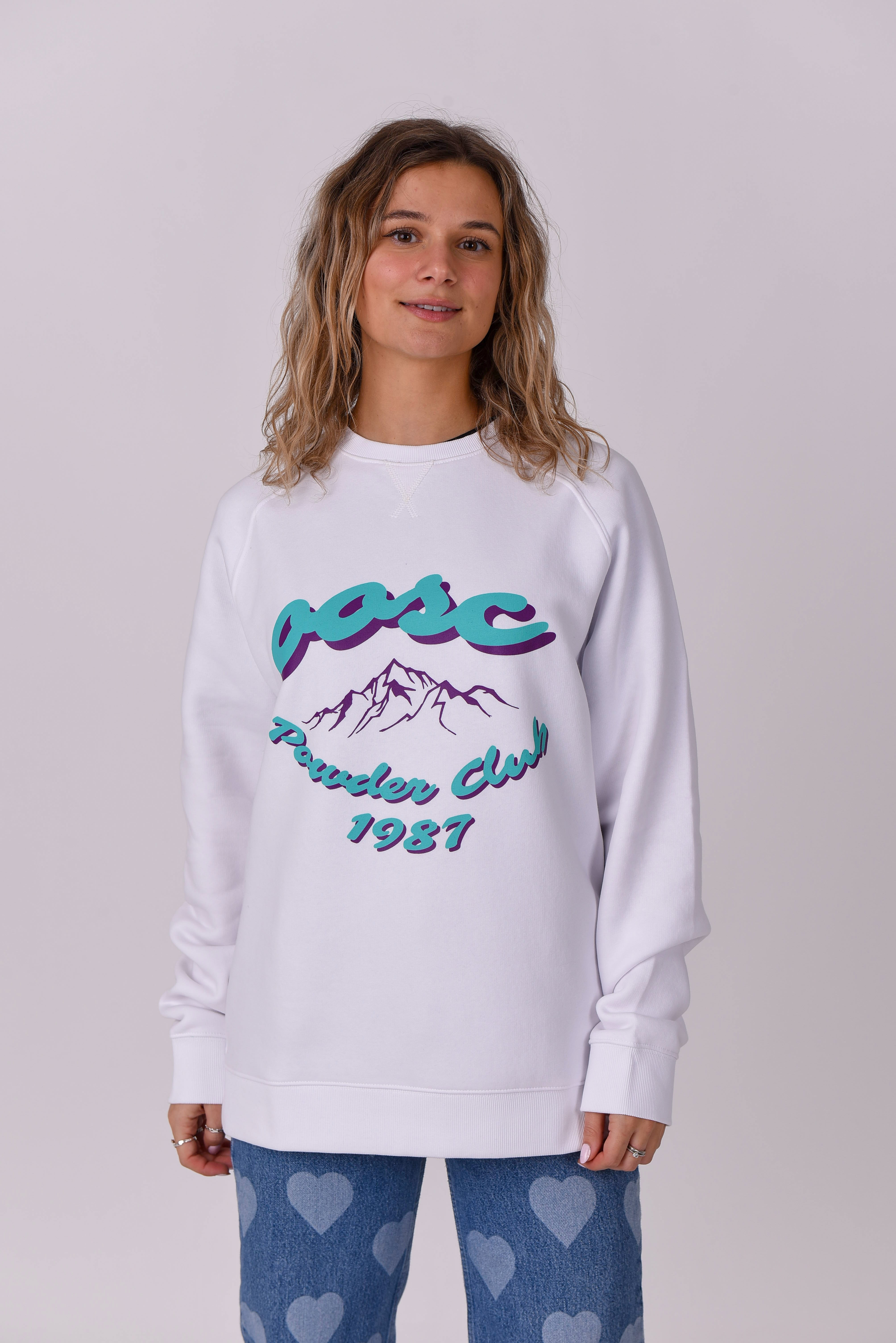 Powder Club Sweatshirt - White