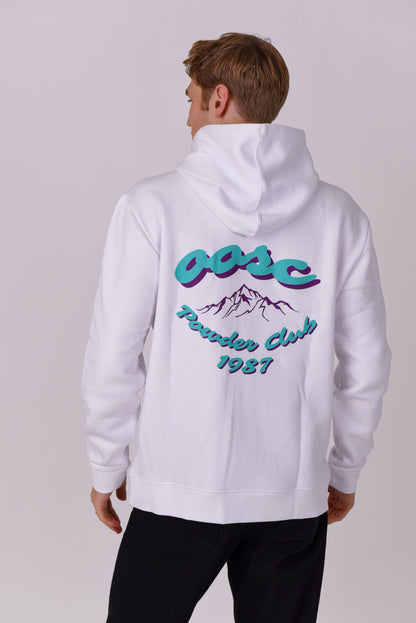 Powder Club Hoodie White