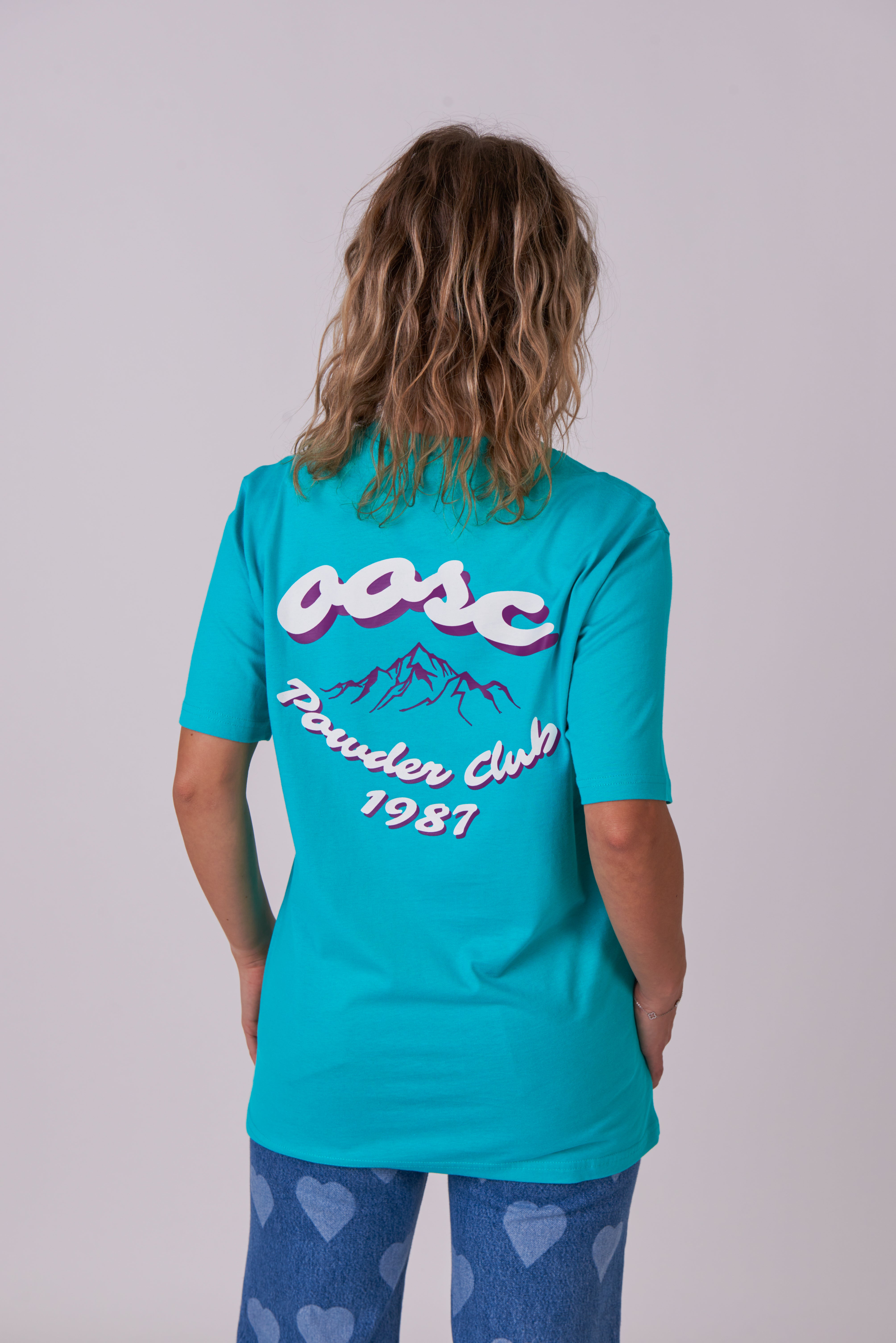 Powder Club T-Shirt - Aqua