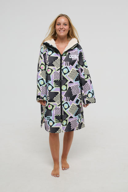 Saved By The Bell Recycled Sherpa Lined Changing Robe - Women's