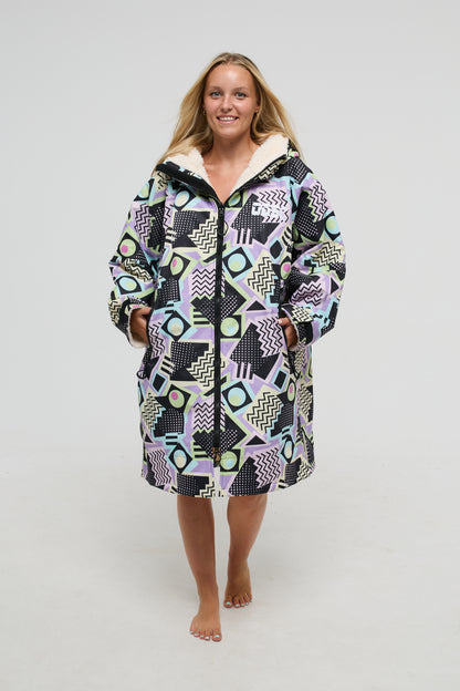 Saved By The Bell Recycled Sherpa Lined Changing Robe - Women's