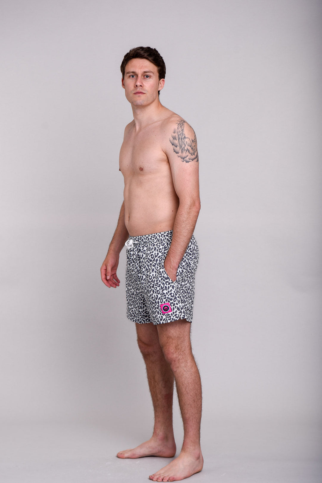 Snow Leopard Men's Swim Shorts