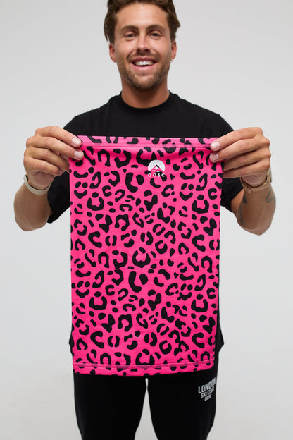 OOSC Neckwarmer - Hotel California Pink Leopard