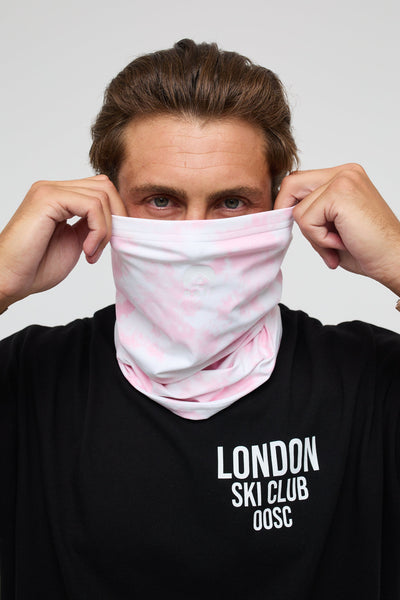 OOSC Neckwarmer - Pink Tie Dye