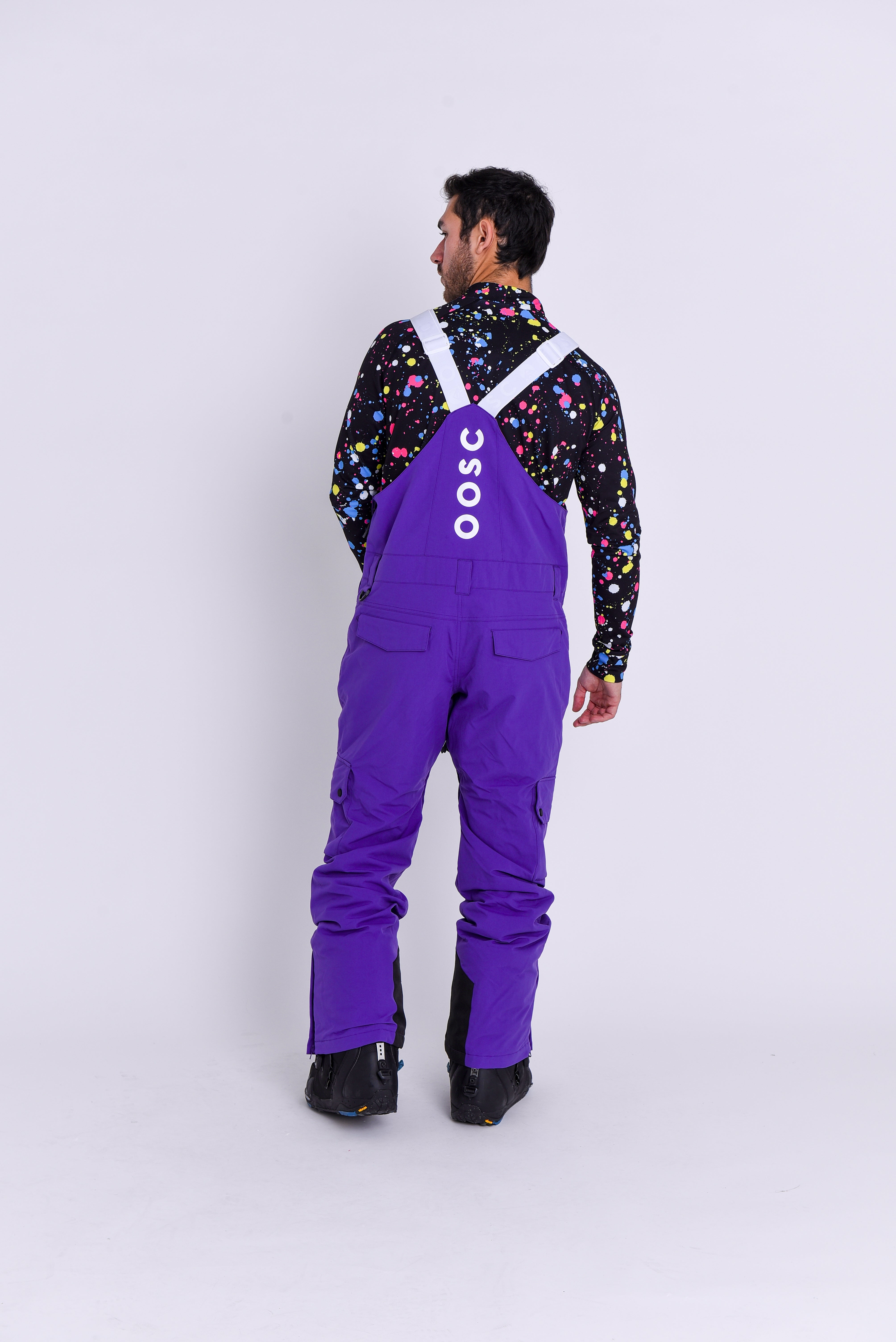 Yeh Man Bib Pant - Purple
