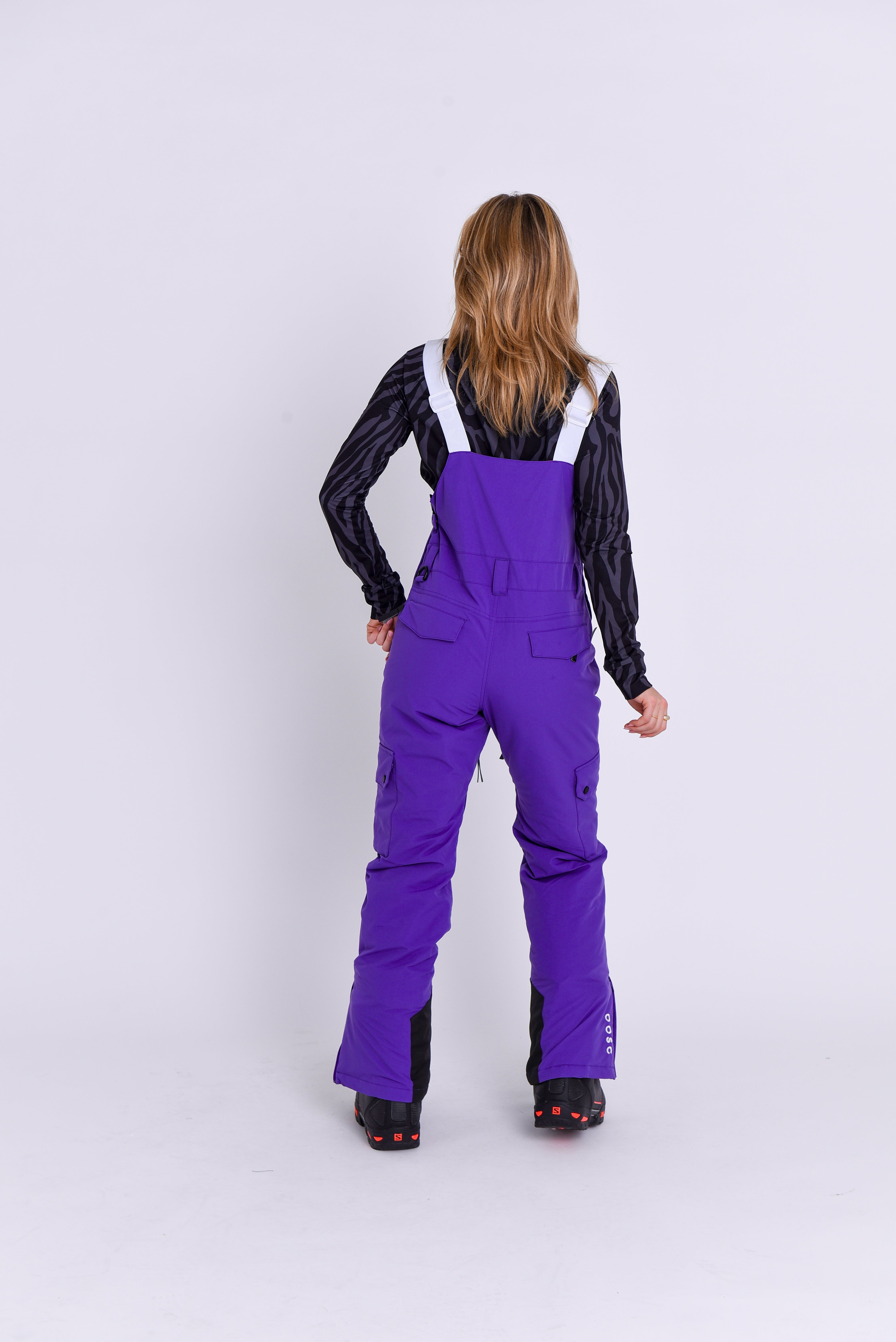 Yeh Girl Bib Pant - Purple