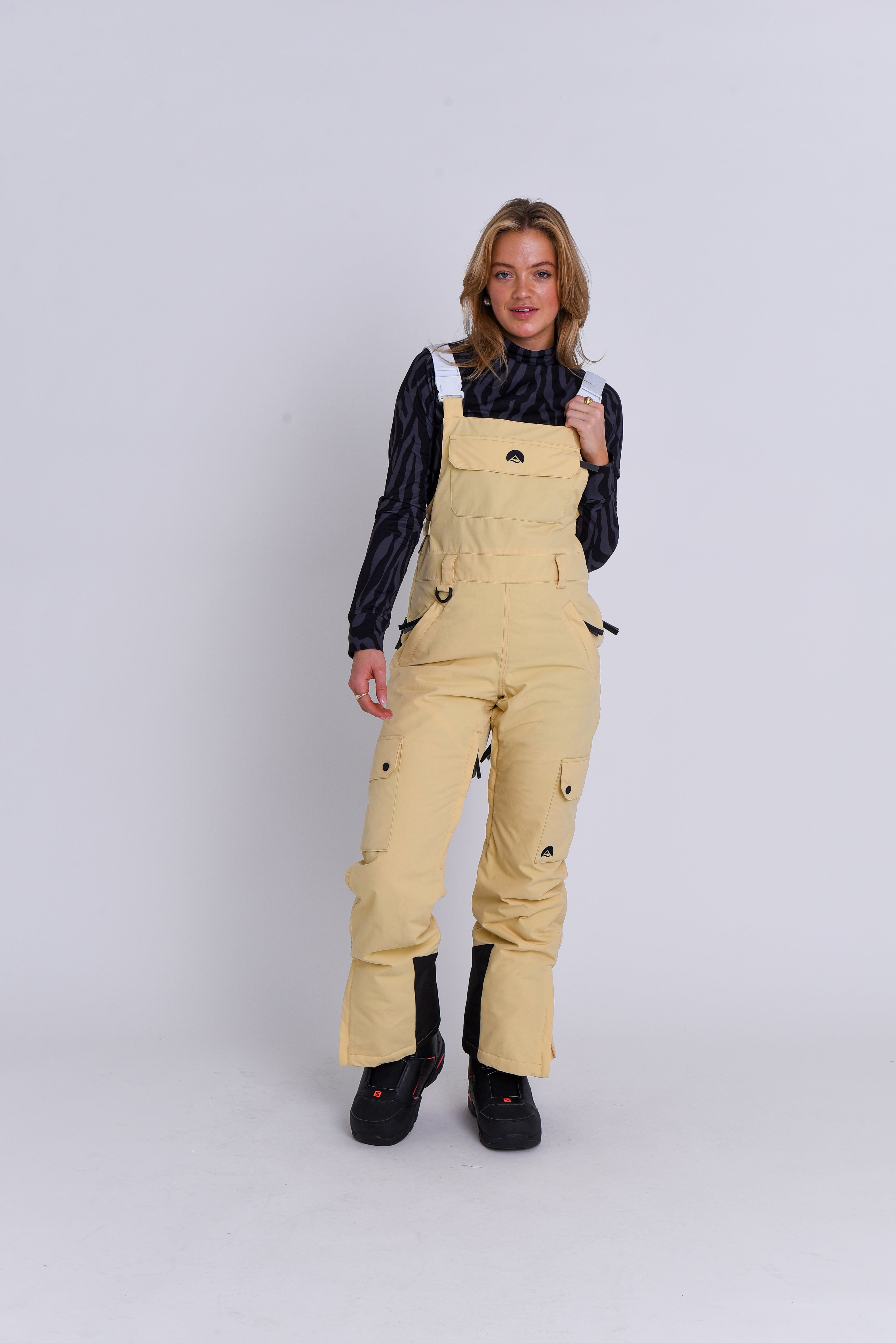 Yeh Girl Bib Pant - Sand