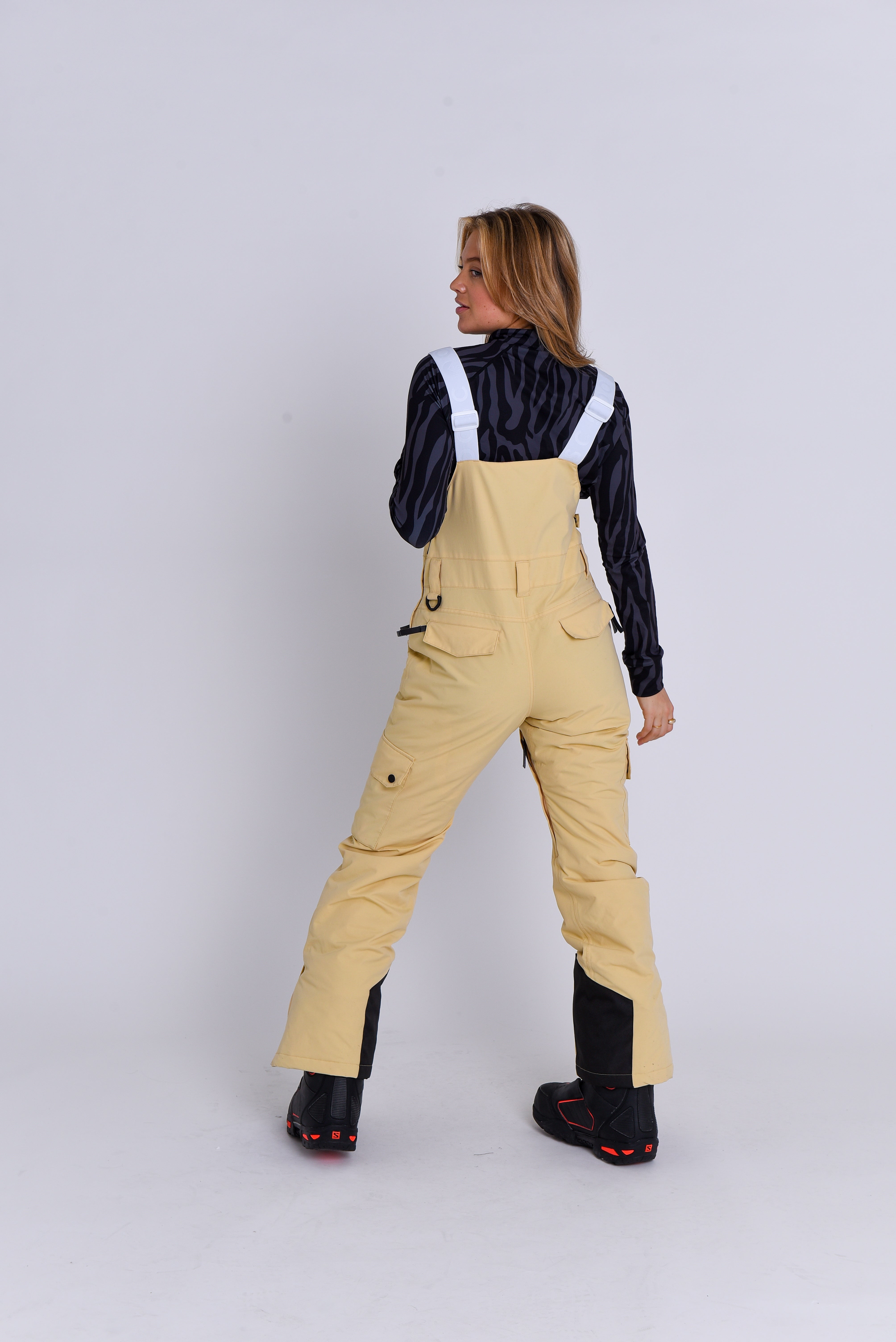 Yeh Girl Bib Pant - Sand