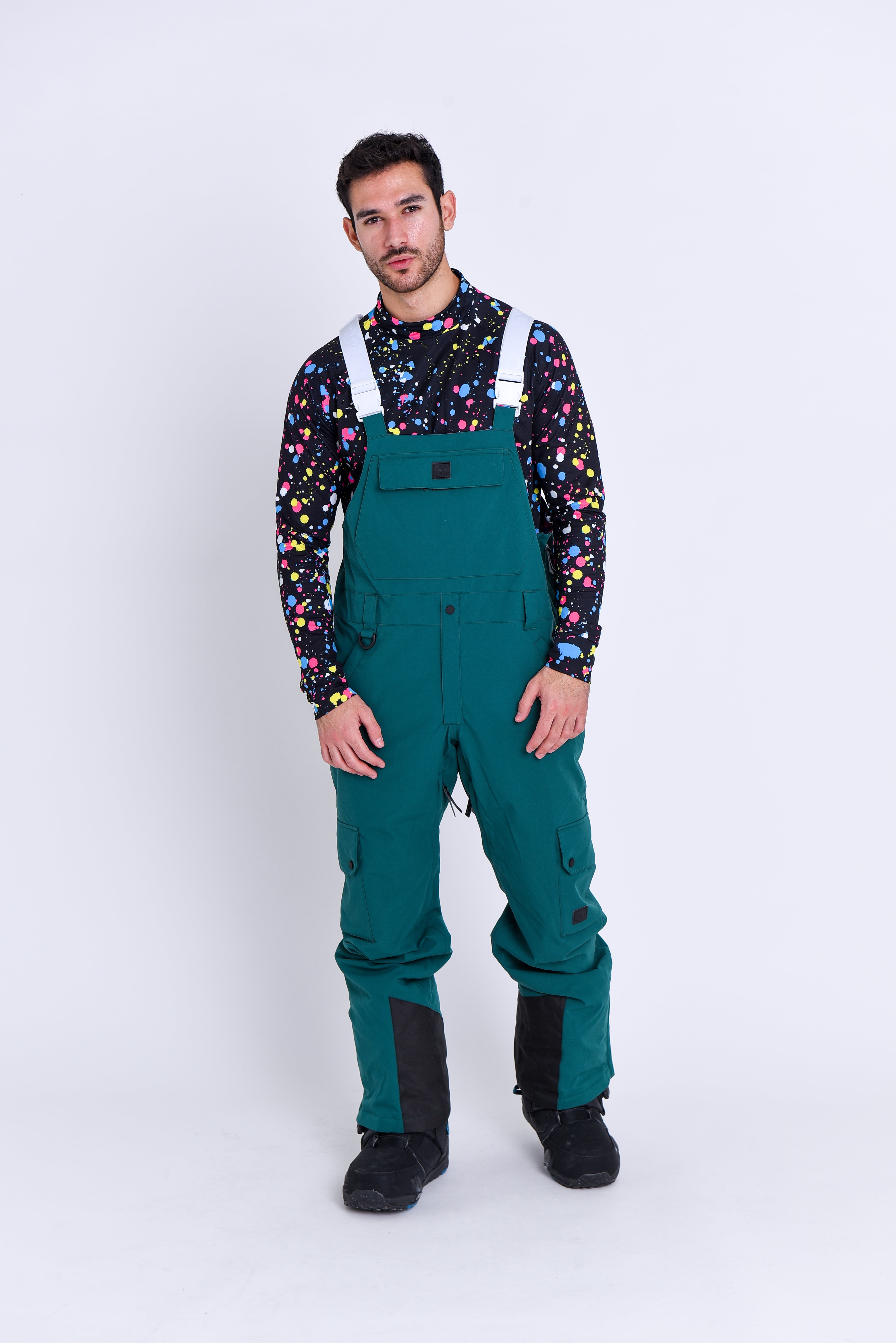Yeh Man Bib Pant - Forest Green