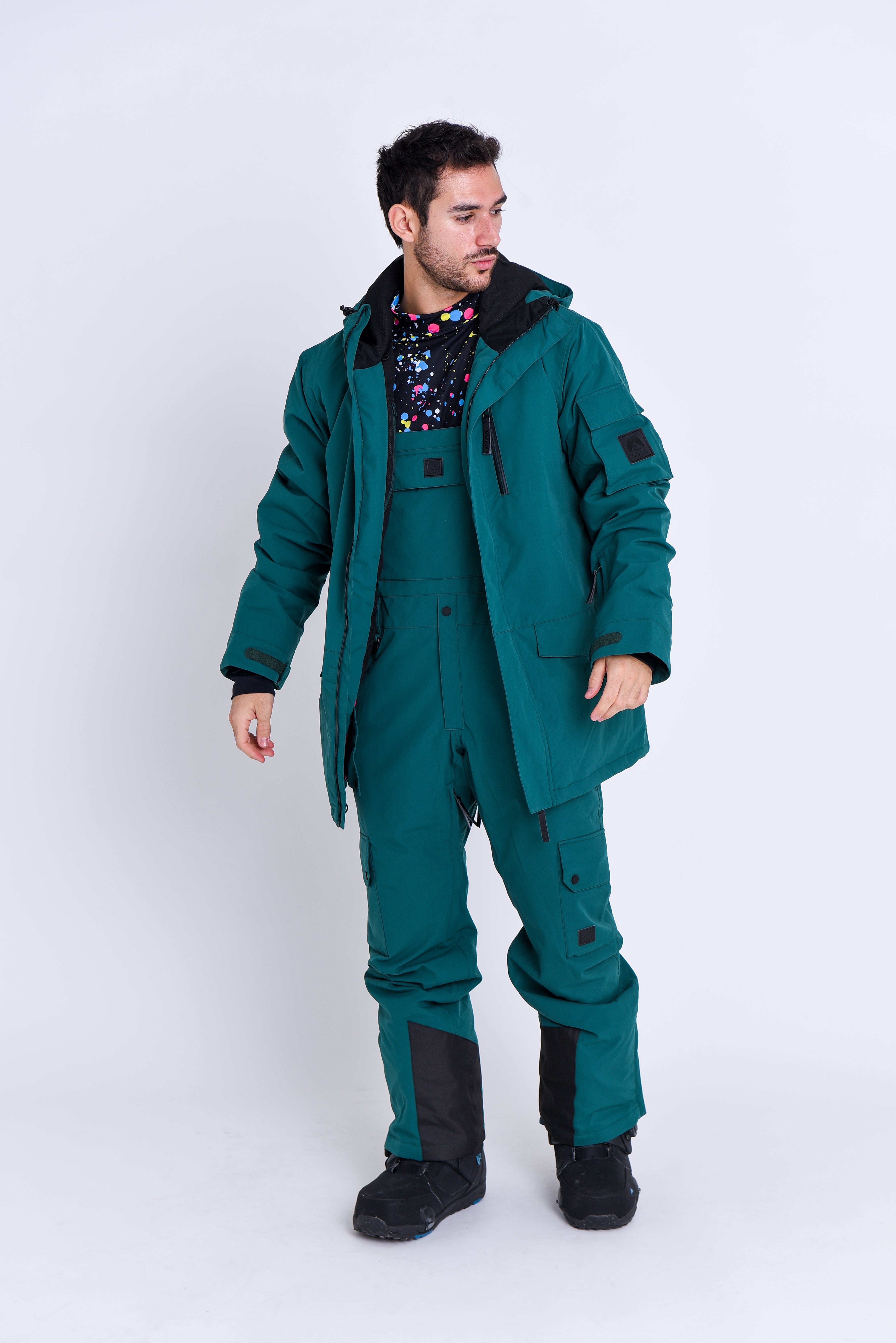 Yeh Man Bib Pant - Forest Green