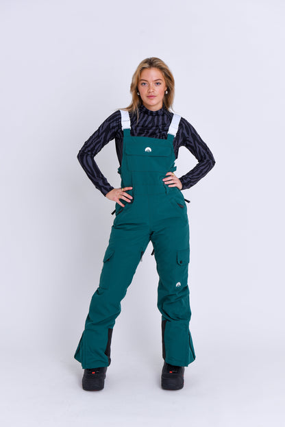 Yeh Girl Bib Pant - Forest Green