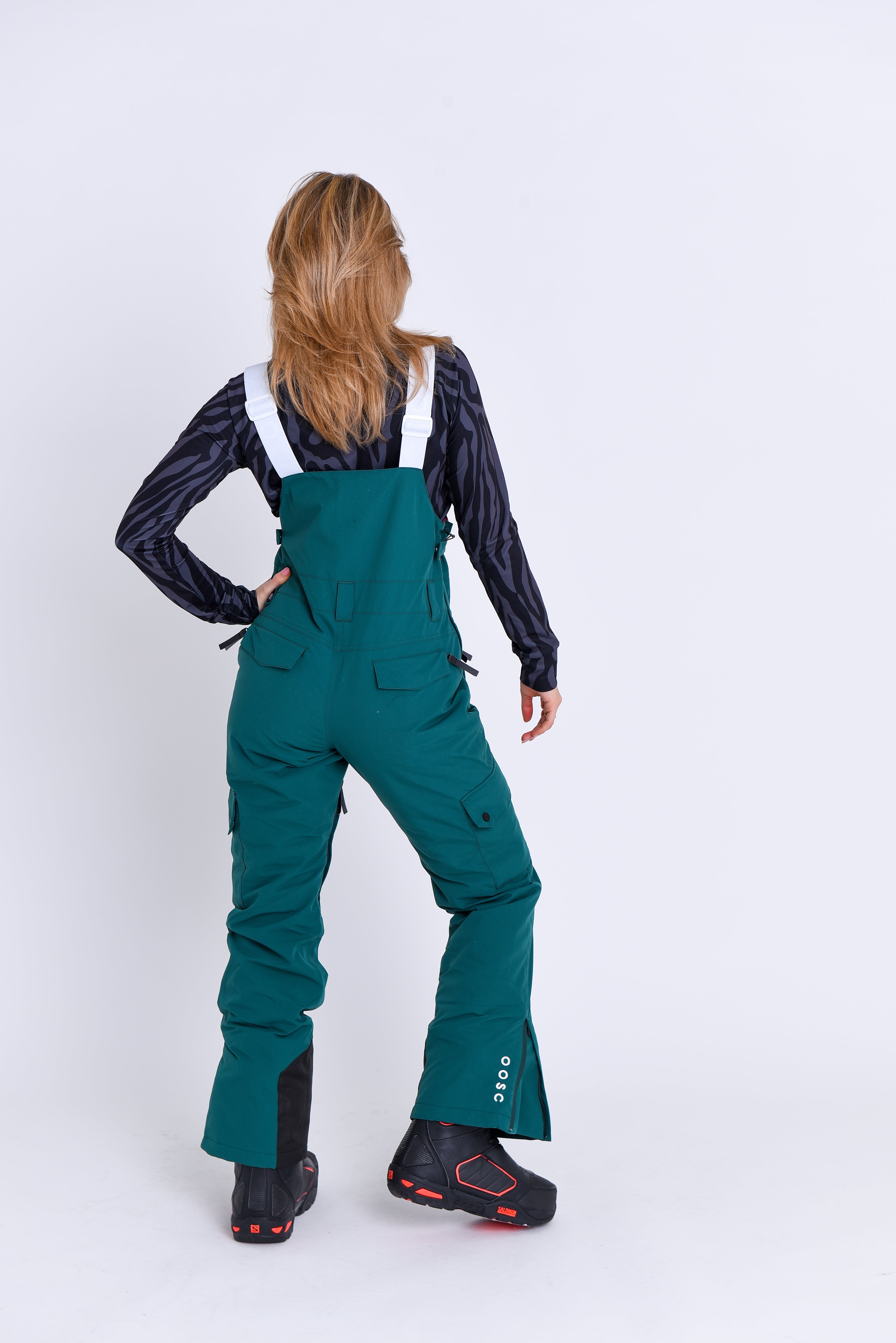 Yeh Girl Bib Pant - Forest Green