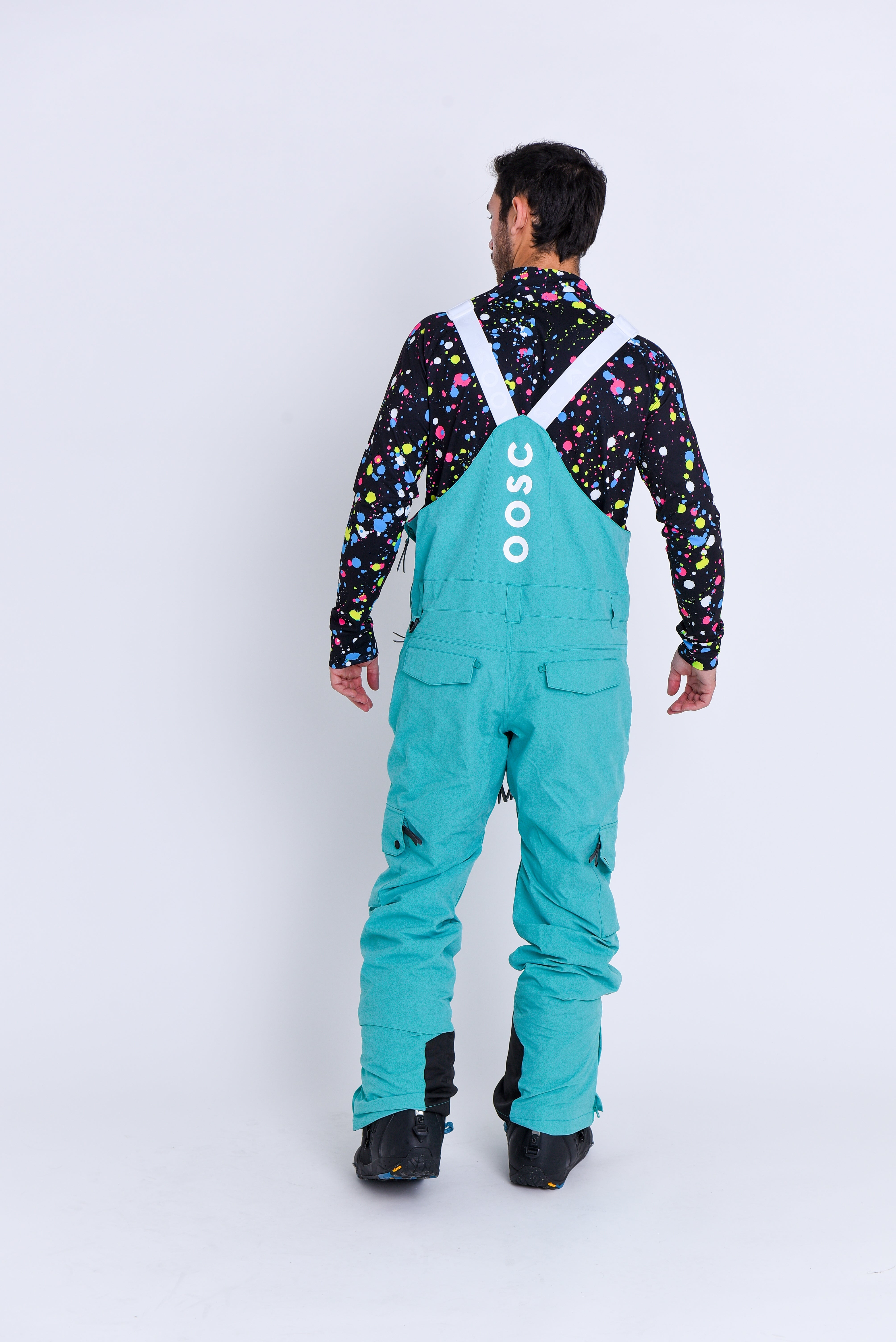Yeh Man Bib Pant - Aqua