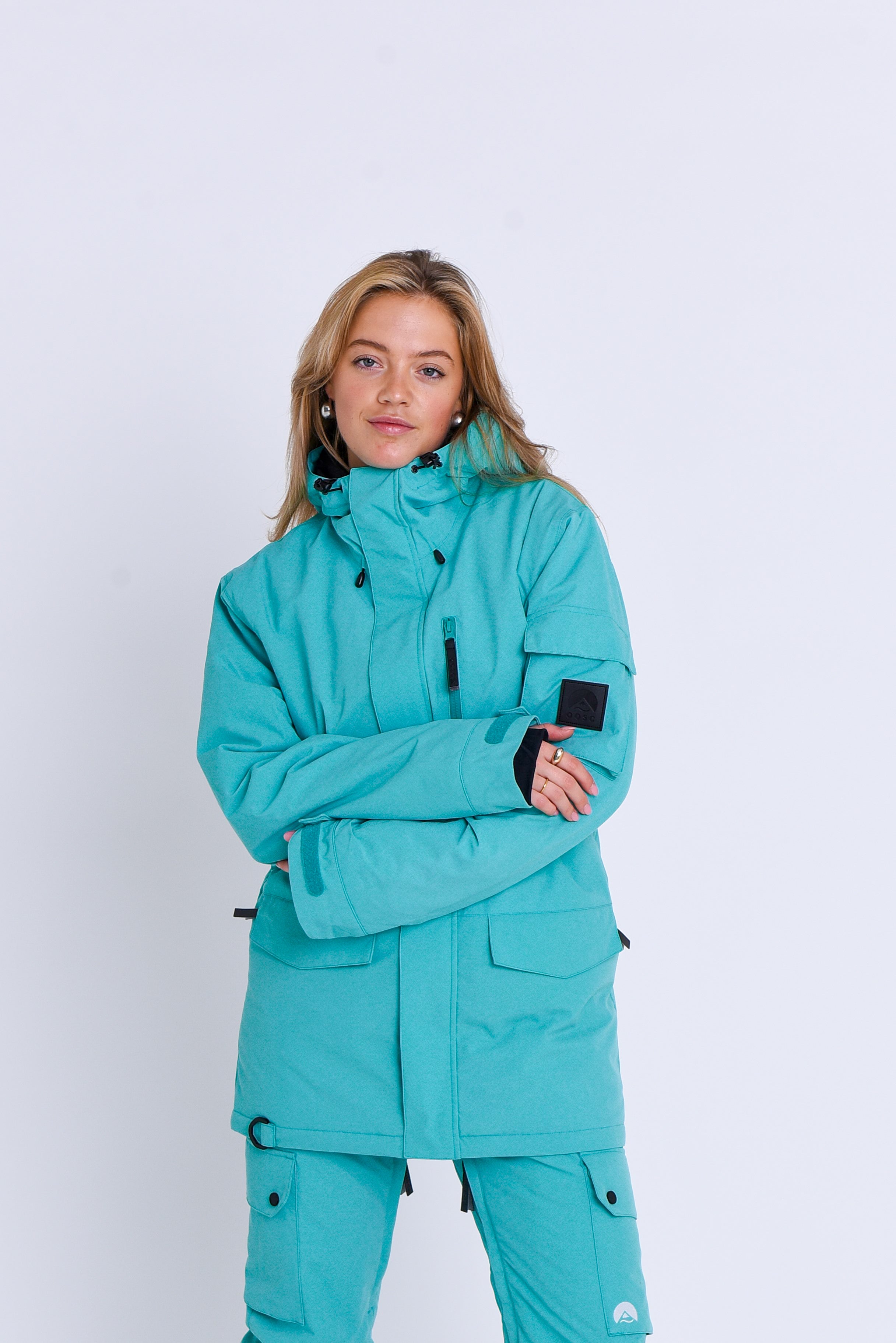 Yeh Girl Ski & Snowboard Jacket - Aqua
