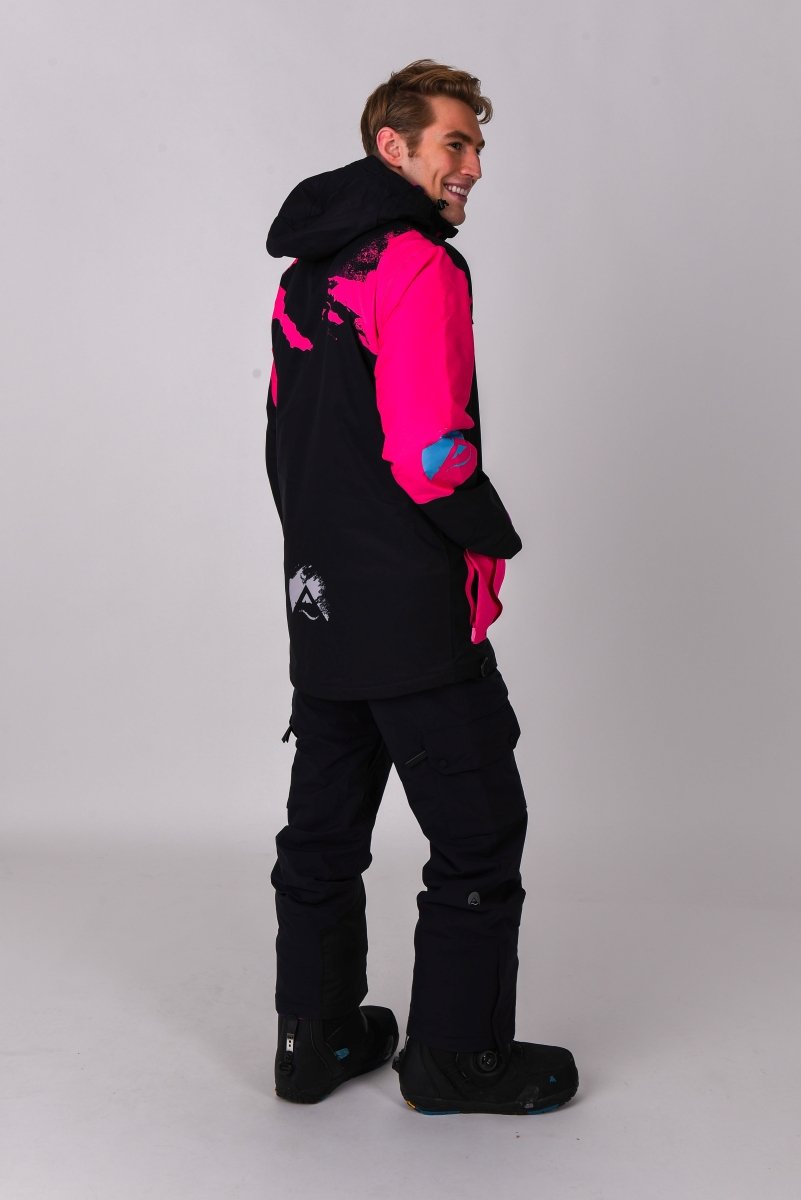 Afterparty Jacket Black & Pink Men's - OOSC Clothing