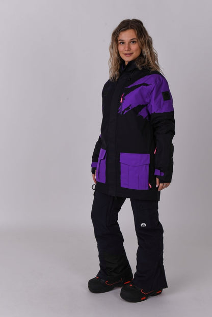 Afterparty Jacket Black & Purple - OOSC Clothing