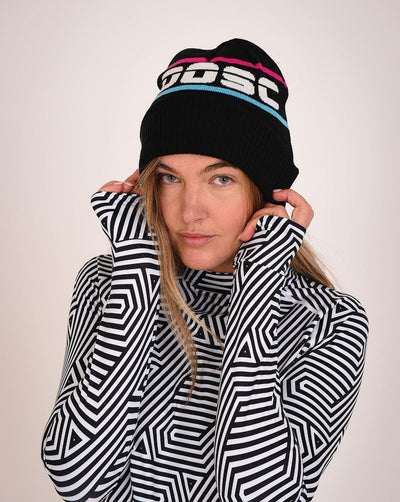 OOSC Après Beanie - Black, Blue, Pink & White