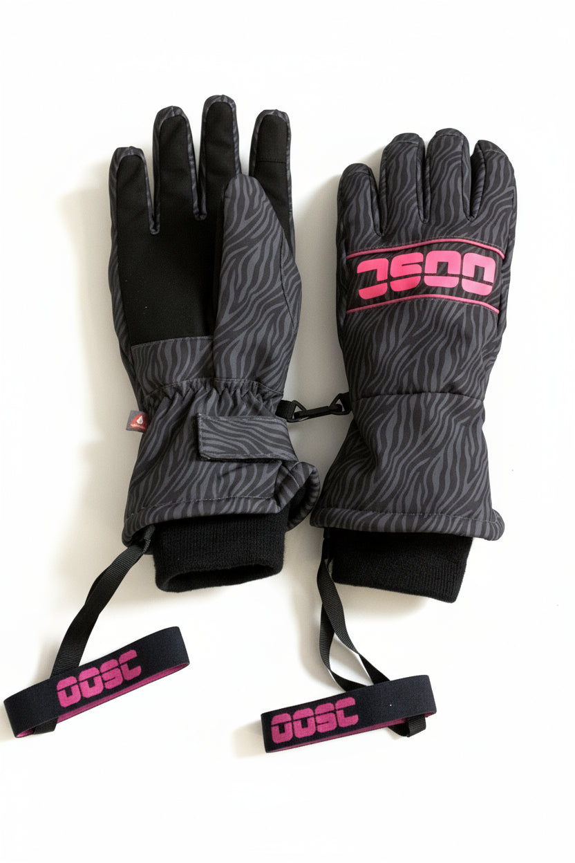 1987 PrimaLoft® V2 Ski & Snowboard Gloves - Black Tiger