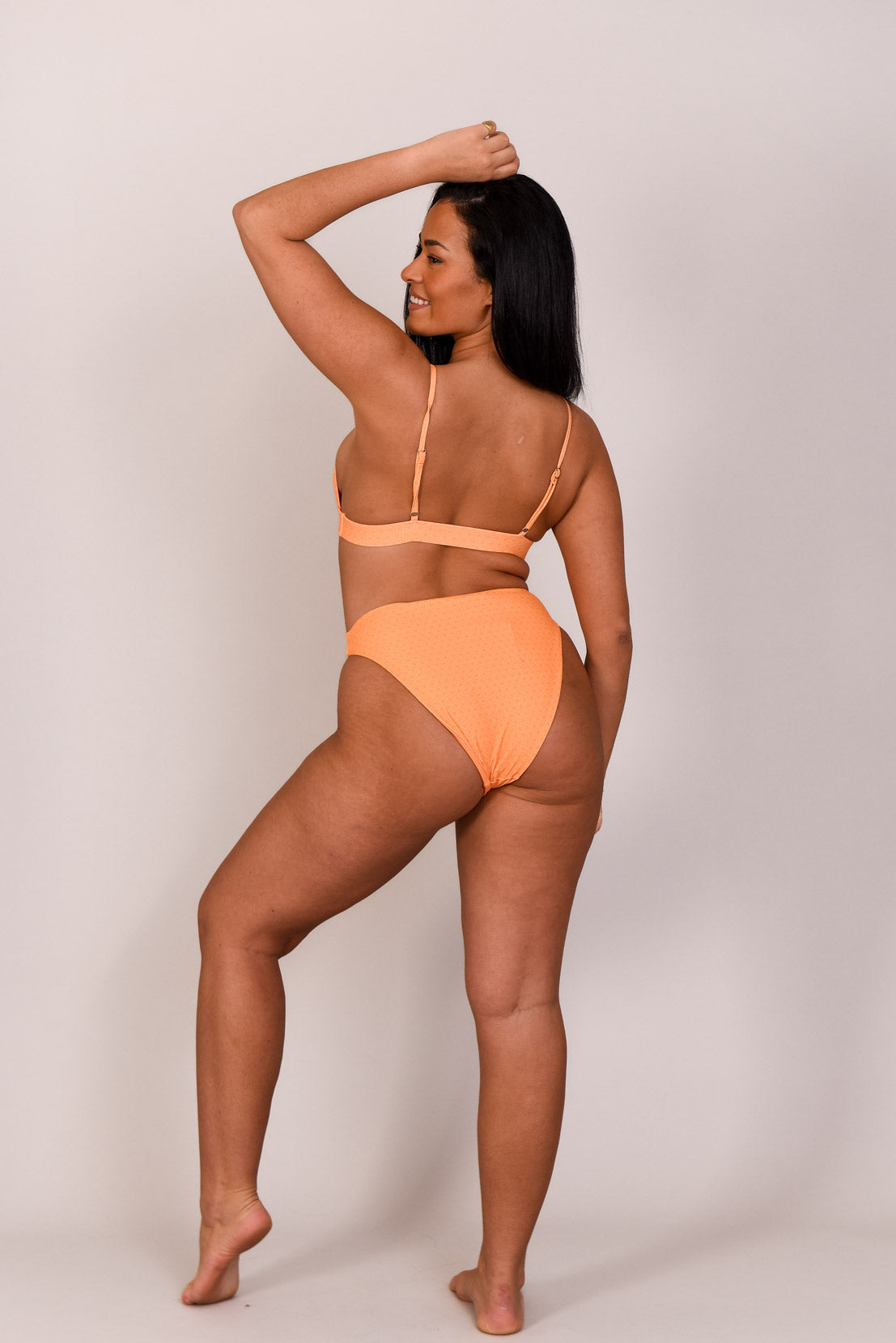 Tangerine Squeeze Boost 'Em Up Bikinioberteil