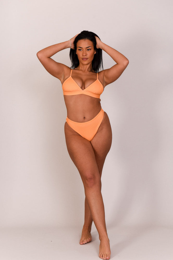 Tangerine Squeeze Boost 'Em Up Bikinioberteil