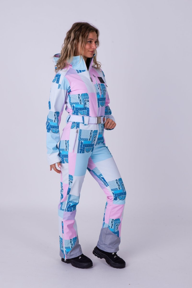 Chic Ski Suit - Patchwork - OOSC Clothing