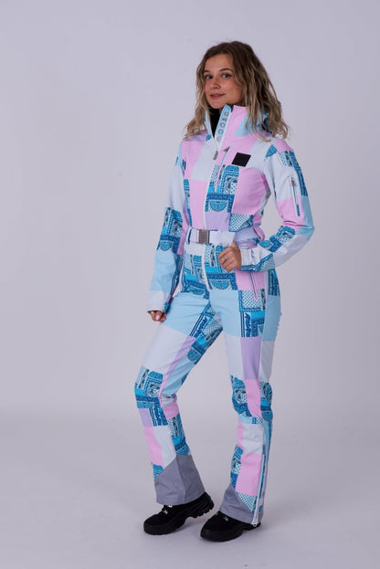 Chic Ski Suit - Patchwork - OOSC Clothing