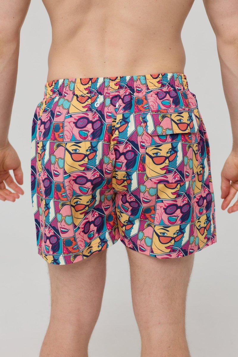 Comic Book Candy Men's Swim Shorts