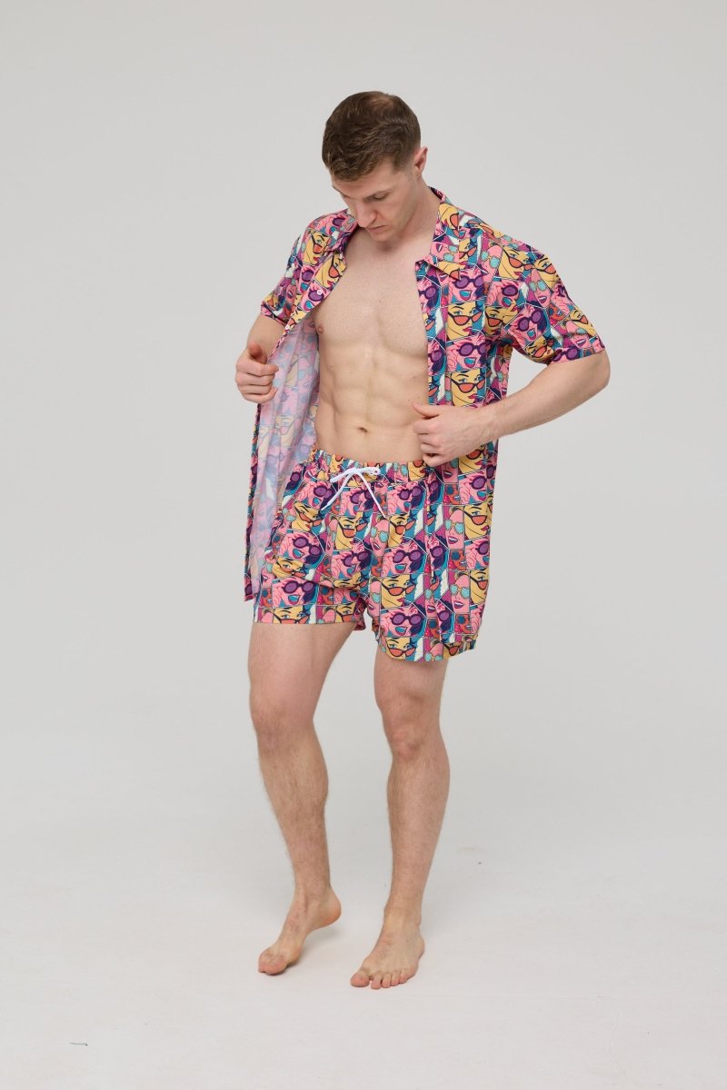Comic Book Candy Men's Swim Shorts