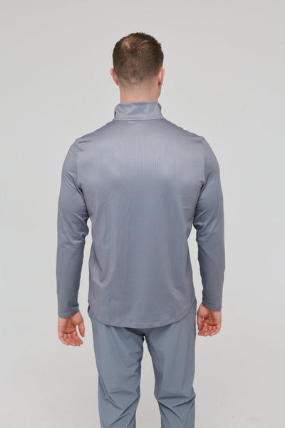 Elite Activewear 1/4 Zip Top - Grey - OOSC Clothing