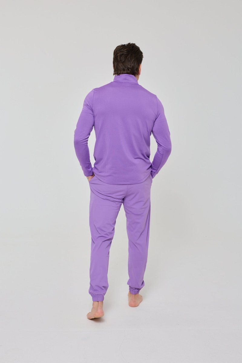 Elite Activewear 1/4 Zip Top - Purple - OOSC Clothing