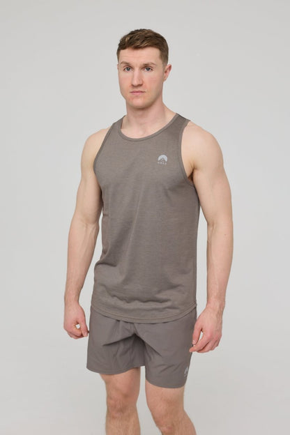 Elite Activewear Tank Khaki - Men's - OOSC Clothing