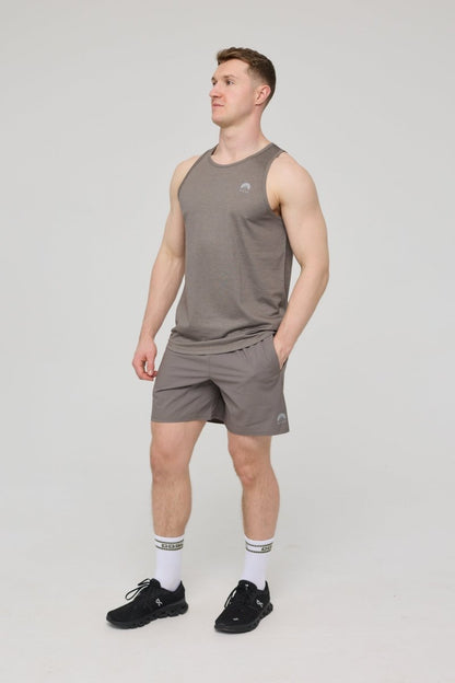 Elite Activewear Tank Khaki - Men's - OOSC Clothing