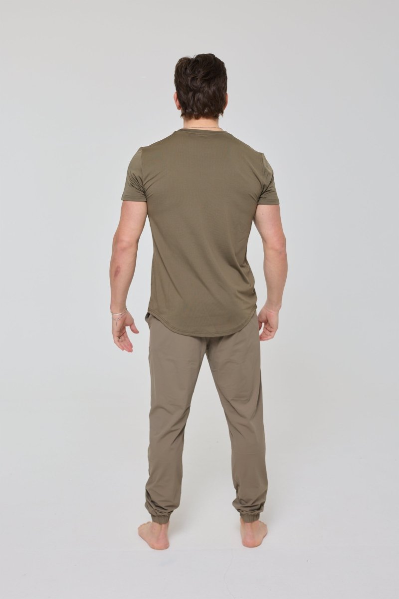 Elite Gym T-Shirt Khaki - Men's - OOSC Clothing