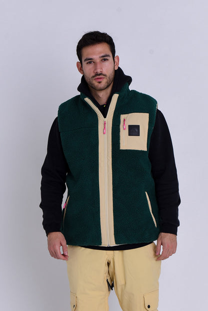 Method Sherpa Vest Forest Green - Men's