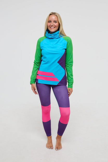 High Neck Baselayer Top - Powder Hound Women's - OOSC Clothing