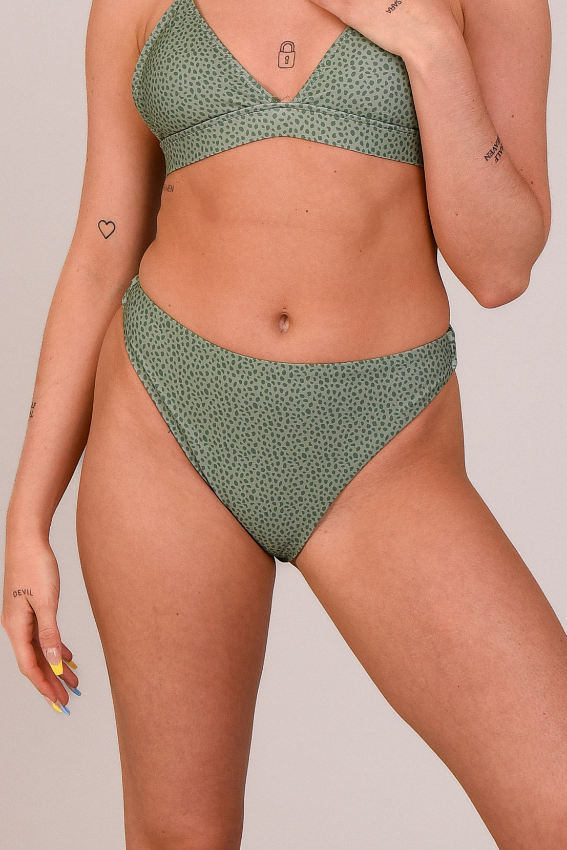 Bas de bikini taille haute Sahara Sage Mile