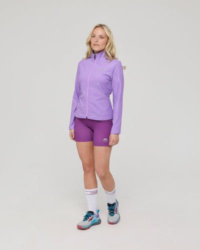 Infinite Cropped Zipped Jacket - Purple - OOSC Clothing