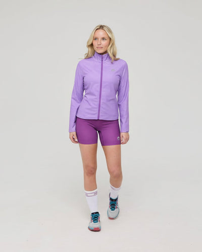 Infinite Cropped Zipped Jacket - Purple - OOSC Clothing