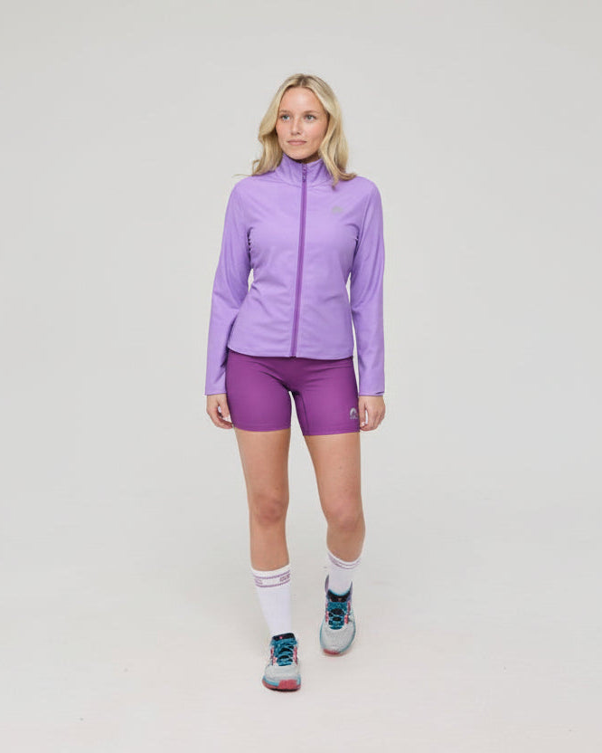 Infinite Cropped Zipped Jacket - Purple - OOSC Clothing