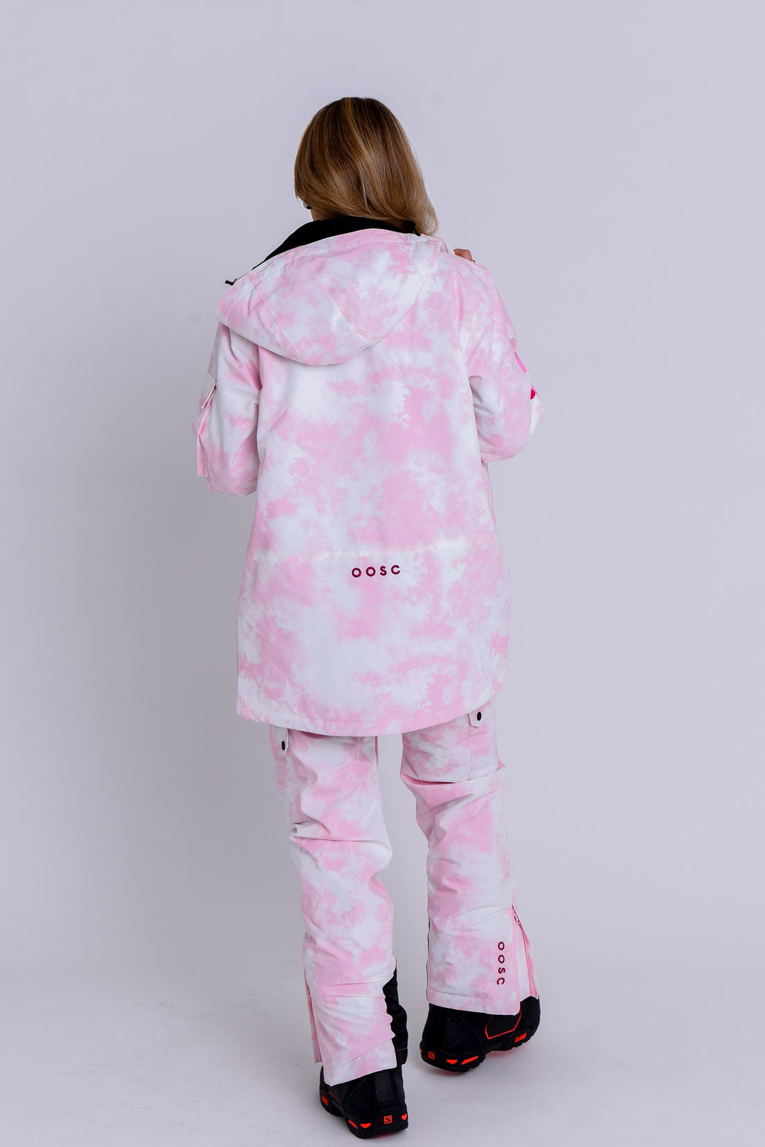 Yeh Girl Ski & Snowboard Bib Pant - Katie Ormerod Pink Tie Dye Signature line