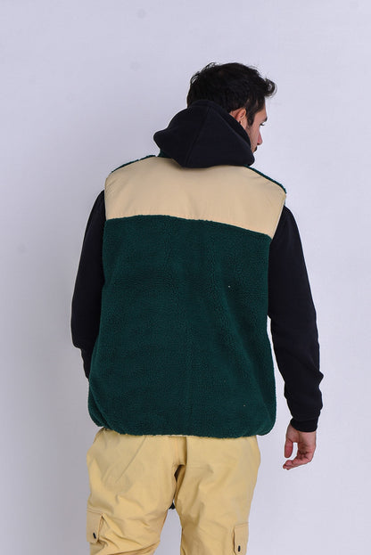 Method Sherpa Vest Forest Green - Men's