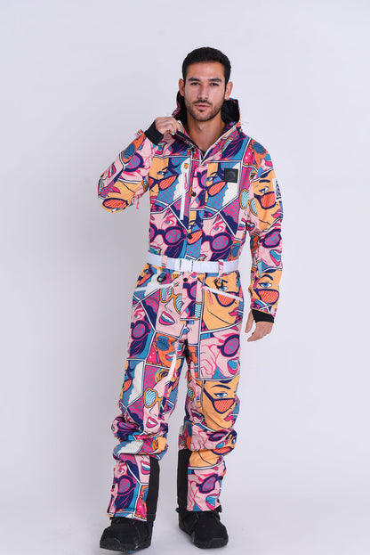 Comic Book Candy Ski Suit - Mens