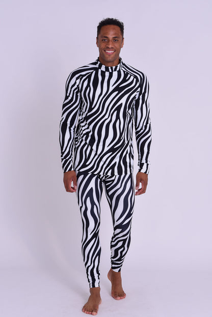 Baselayer Pant - Hotel California Zebra Print Men's