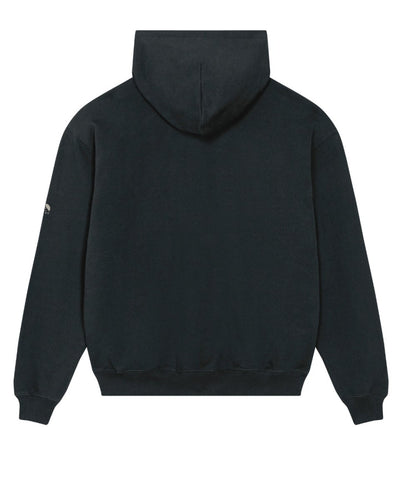 NFL Heavyweight Oversize Shield Hoodie - Black - OOSC Clothing