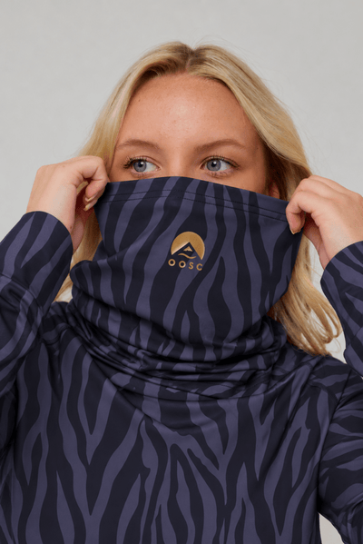 OOSC Neckwarmer - Noir Eclipse - OOSC Clothing