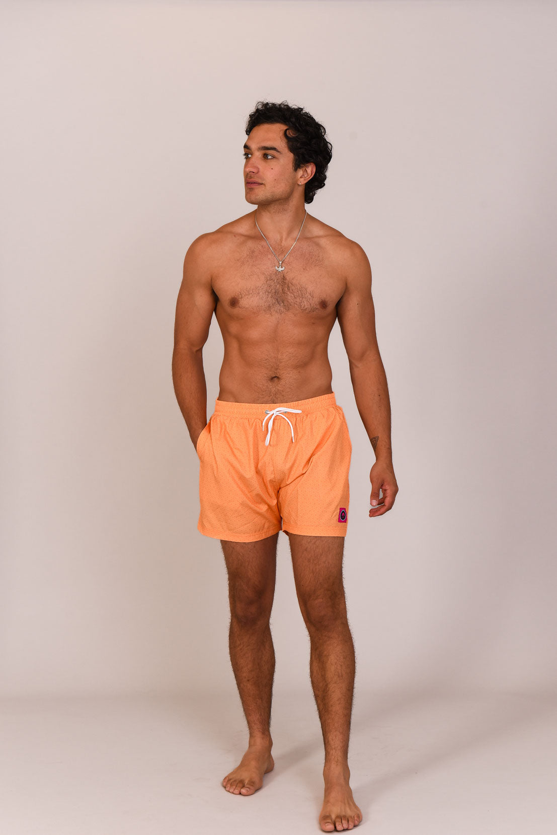 Tangerine Squeeze Badeshorts für Herren