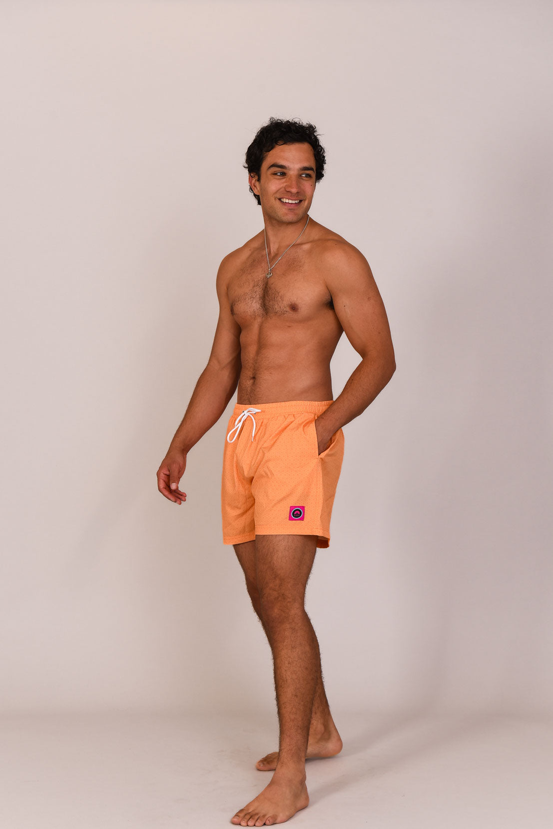 Tangerine Squeeze Badeshorts für Herren