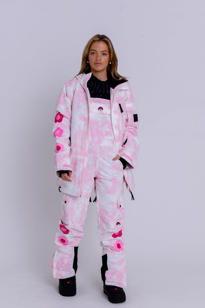 Yeh Girl Ski & Snowboard Jacket - Pink Tie Dye Signature line