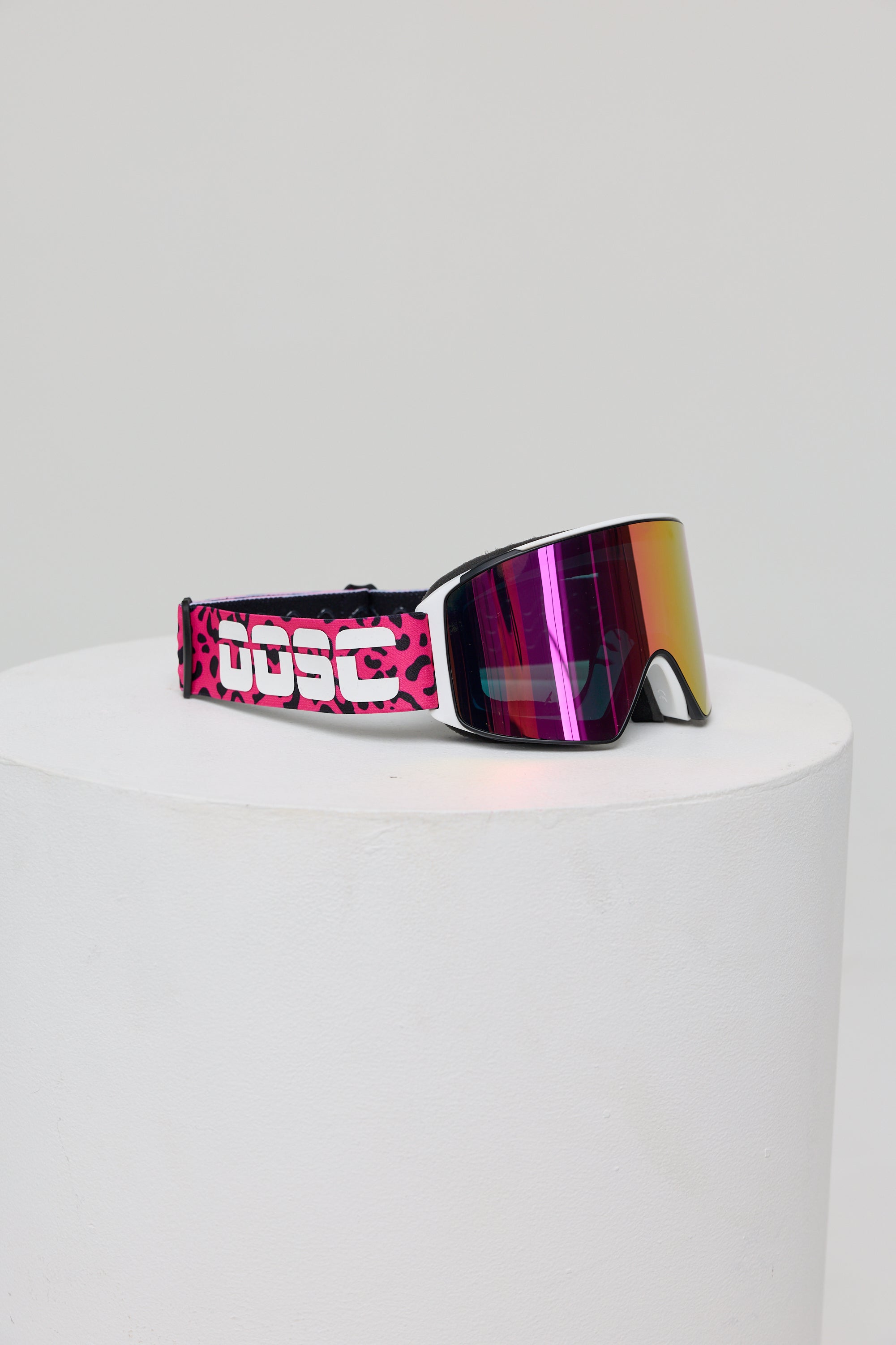 OOSC Boldsight® Ski & Snowboard Goggles - Pink Leopard Print