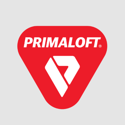 Primaloft logo on a light gray background